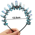 thumbnail image 2 of Original Crystal Tiara Crown Headband, Black Quartz Rhinestone Moon Goddess Witch Tiara para Mujeres Niñas Adepaton CPB-DE-LYY941-3, 2 of 5