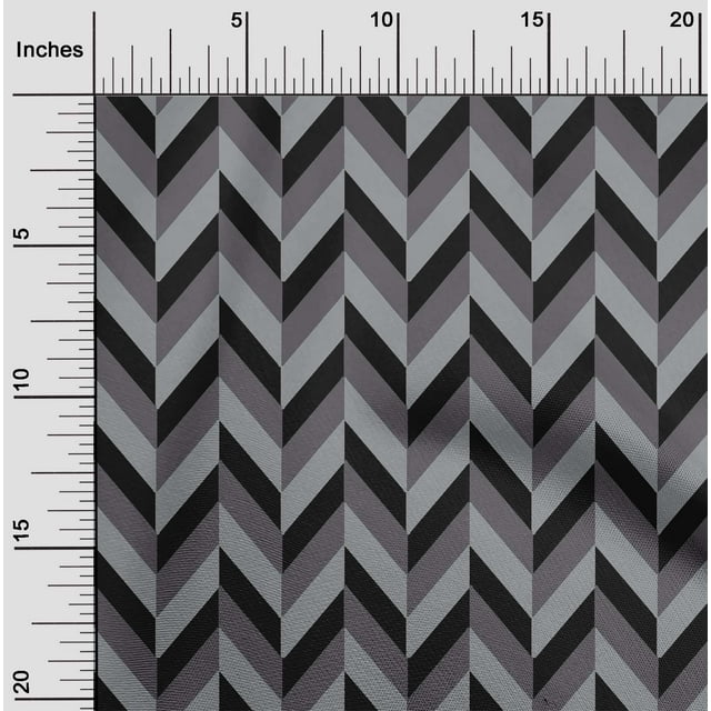oneOone Cotton Jersey Black Fabric Stripes Sewing Craft Projects Fabric Prints By Yard 58 Inch Wide-IM4