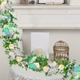 thumbnail image 5 of sruoe Artificial Christmas Garland, Faux Greenery Garland, Christmas Garlands Wreaths Rattan, Rose Vine Garland, Fake Hanging Vines for Home Table Door Stairs Fireplace Outdoor Decoration, 5 of 6