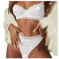 thumbnail image 5 of HUPOM Plus Size Underwear Panties High Waist Casual None Elastic Waist White XL, 5 of 9
