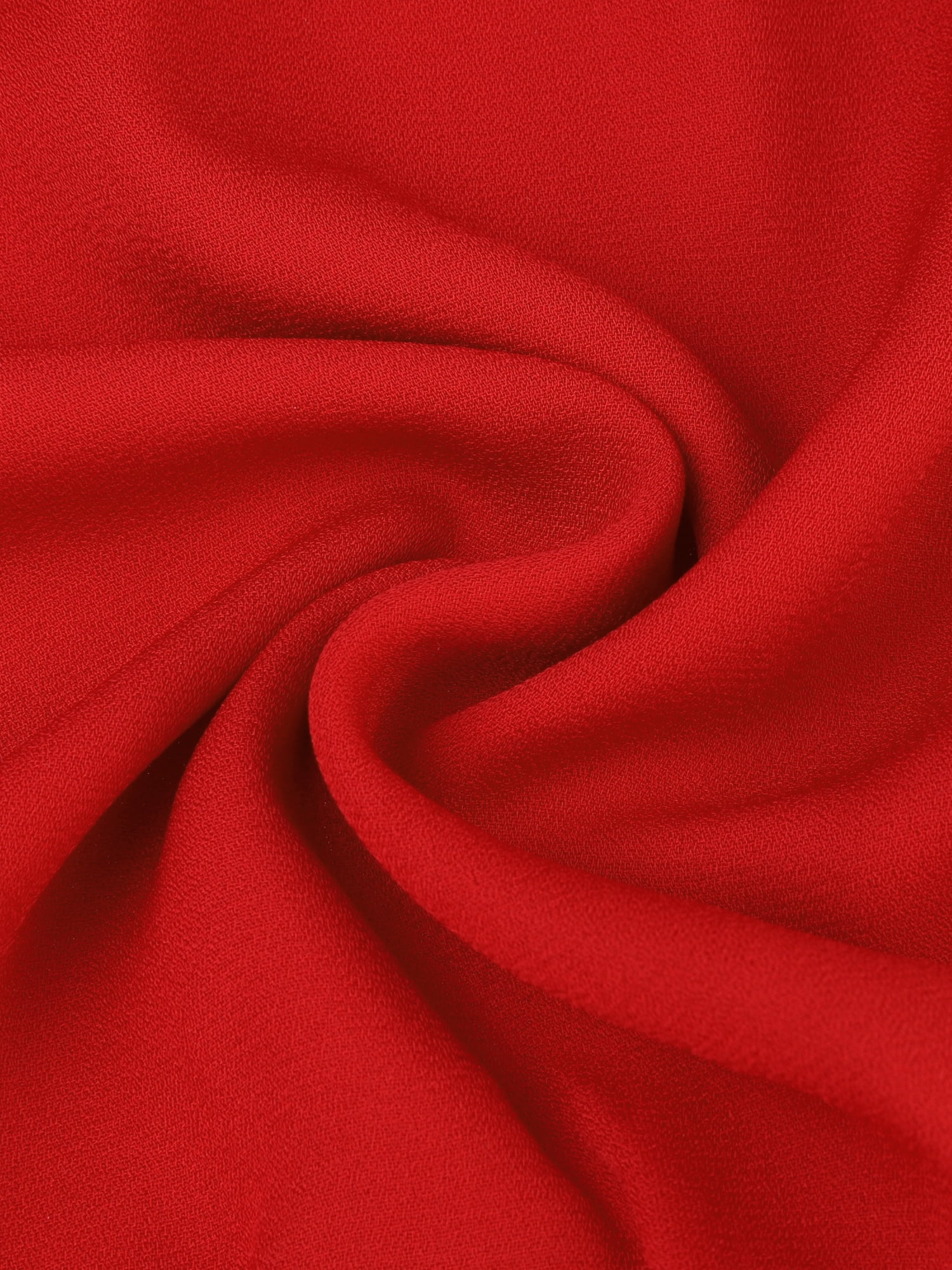 DARING DIVA Work Shirt Long Sleeve Pleated Midi Dress XL Red