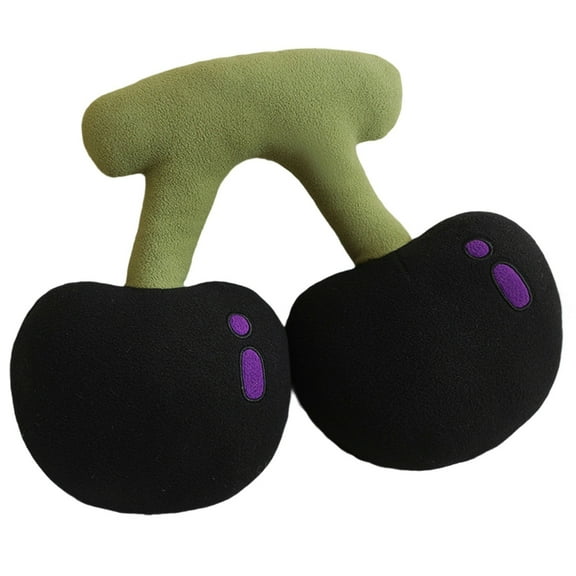 Plush Wool Cherrys Pillow Decorative Furniture Accent for Bed Couch