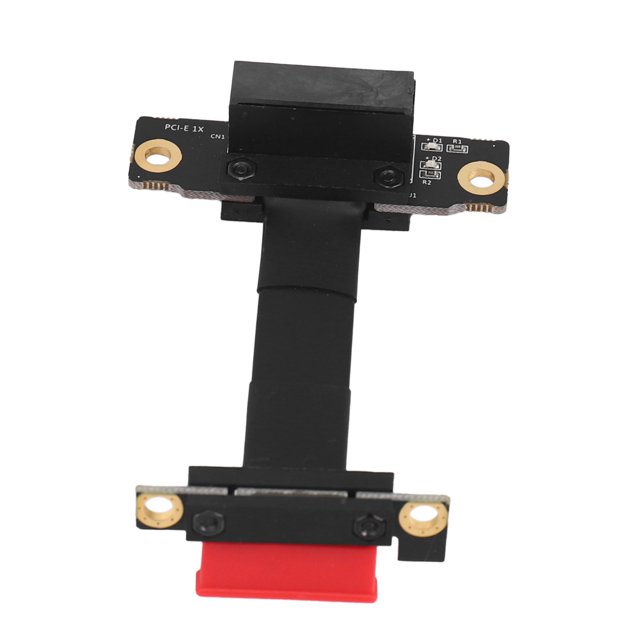 2X PCIE X1 Câble Riser Double Angle Droit de 90 Degrés PCIE 3.0 X1 à X1 Câble d'Extension 8Gbps PCI Express 1X Carte Riser