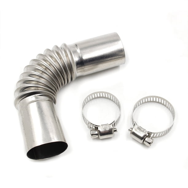 Speravity Conector de tubo de escape de automóviles de acero inoxidable componentes de tubo de codo de barco reemplazables profesionales portátiles con 2 Vehículos, repuestos y accesorios Mis Speravity VI015665-00