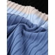 thumbnail image 5 of Vestido de suéter de punto a rayas de manga corta midi para mujer Inspire Chic M azul, 5 of 6