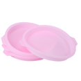 thumbnail image 4 of Moule à Gâteau Rond en Silicone de 8 Pouces Plateau de Cuisson Accessoires pour Gâteau Coloré 4 Pcs Rose, 4 of 5