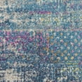 thumbnail image 2 of 8â€™ x 10â€™ Blue Distressed Medallion Area Rug, 2 of 6