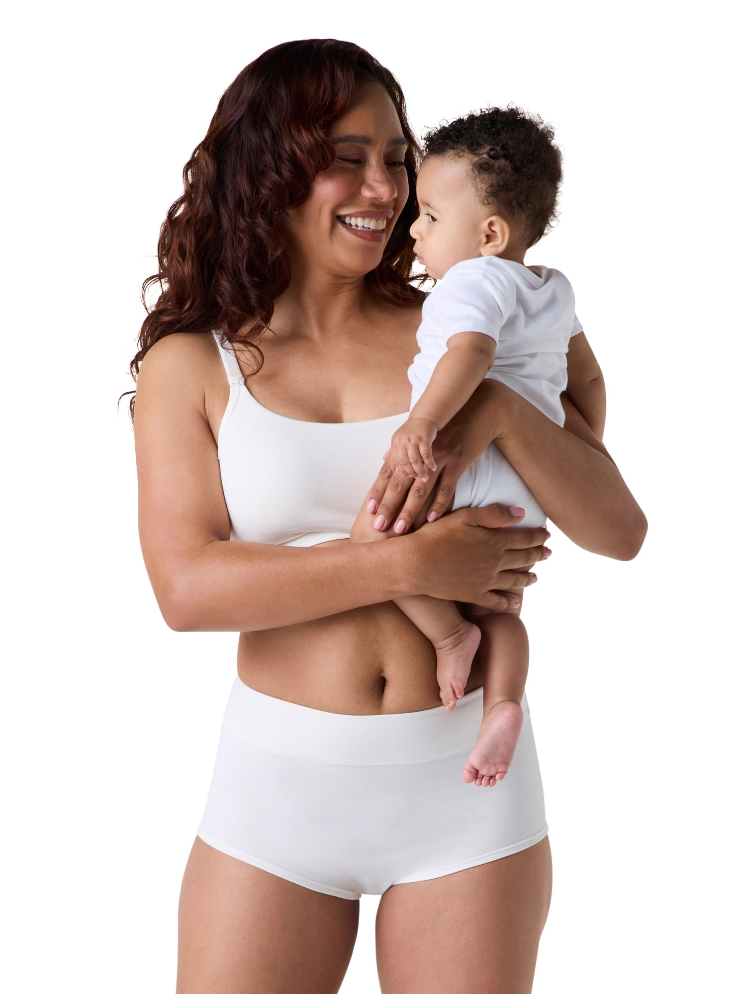 Ingrid & Isabel For Every Belly Women's Maternity Cotton Jersey C-Section Brief Panties, 3-Pack, Sizes S-XXXL