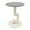 Black & Apricot, variant on ToppiJoy Black & Apricot Round Coffee Table Modern Small Side Table Circle Sofa Center Tables Freestanding End Tables Furniture with Slate Tabletop for Home Living Room Bedroom Office