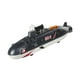 thumbnail image 2 of Mini modelo de submarino, juguete de agua, juguete de buceo, buceo en piscinas, estanques , simulación de juguete submarino extraíble, modelo, 2 of 9