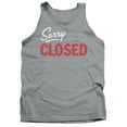 thumbnail image 1 of - Sorry We Are Closed - Tank Top - Small, 1 of 2