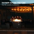 thumbnail image 5 of RADIATA 7-Piece Patio Furniture Set with Fire Pit Table, Outdoor Sectional with Fire Pit Table, Patio Couch Set with Fire Pit Table, Patio Furniture Set Outdoor Sectionals,Espresso/Navy, 5 of 11