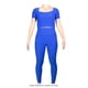 thumbnail image 1 of Conjunto Deportivo Fit Pants Co. Unitalla Texturizado Efecto Push Up Azul, 1 of 4
