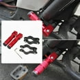 thumbnail image 1 of DYNWAVECA Universal Foot Pegs Folded Non-Skid Footpeg Rear Pedals for Motorbikes Dirt Bikes Cycling Foot Pegs Rests Pedals with Brackets Spanner - Red, 1 of 9