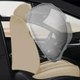 thumbnail image 6 of Car Seat Covers 5-Seat Set for Toyota RAV4 2013-2018: 5-Seat Set Faux Leather Seat Covers Waterproof Car Seat Protector (5-Seat Set, Beige), 6 of 7