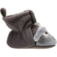 thumbnail image 6 of Hudson Baby Baby and Toddler Cozy Fleece Booties, Heather Gray Elephant, 12-18 Months, 6 of 7