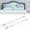 white, variant on Herwey Bed Sheet Clip, Bed Sheet Fastener, 2Pcs Multipurpose Bed Sheet Clip Straps Gripper Non-slip Fasteners Mattress Holder
