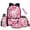 Axolotl Strawberry, variant on Blue Sea Turtle 5Pcs School Backpack Set with Portable Lunch Bag Multifunctional Pencil Case Water Bottle Bag Carrier Lanyard Keychain for Elementary Middle School