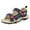 Blue, variant on Otqutp Boys Sport Sandals Open Toe Outdoor Hiking Athletic Walking Shoes for 2025 Kids Fashion Slippers Boys Sneakers