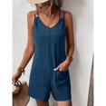 thumbnail image 6 of MLDRA Womens Overalls Shorts Summer Sleeveless Jumpsuit Adjustable Strap Casual Rompers, 6 of 7