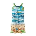 thumbnail image 5 of VBTAPA Sundresses for Women Sleeveless Beach Coconut Tree Print Mini Tank Dress Summer Casual Vacation Dresses Hawaiian Beach Party Dress Lightning Sales Multicolor XL, 5 of 7