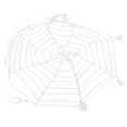thumbnail image 1 of Spider Web, 3.6m White Cotton Reusable Cobwebs Easy To Use  For Halloween, 1 of 8