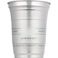 thumbnail image 2 of Aluminum Recyclable Party Cups, 16 oz, 24 ct, 2 of 5