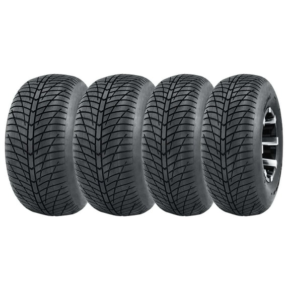 Set of 4 WANDA ATV Tires 21x7-10 Front 20x10-9 Rear 4PR P354