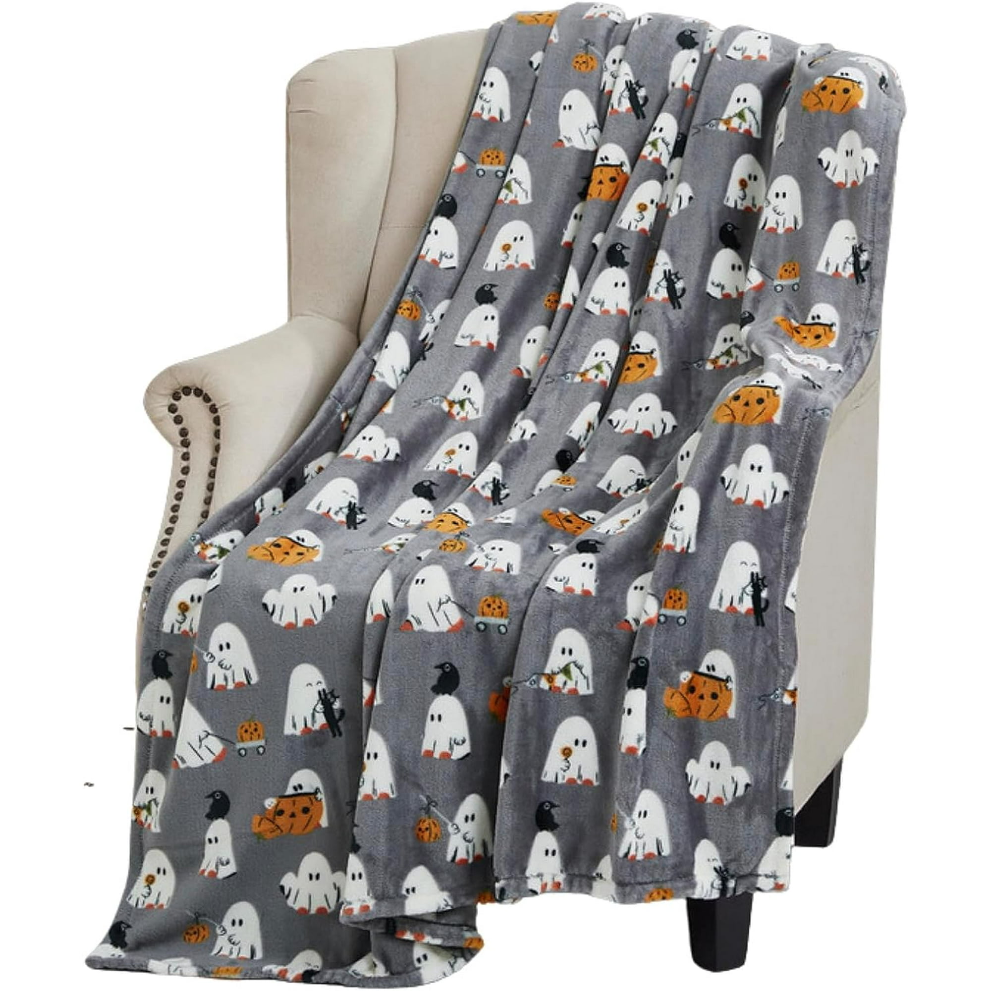 Walmart halloween throw blanket hotsell