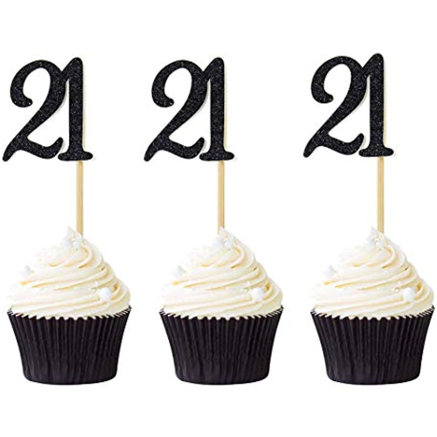 NEW Wilton Silver 25th Anniversary Party Pick Cake Cupcake Topper Decorating 