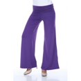 thumbnail image 1 of White Mark Palazzo Pants, Purple - Extra Large, 1 of 5