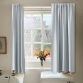 thumbnail image 4 of Blackout Curtains for Bedroom, Furenl Insulated Room Darkening Drapes, Room Darkening Thermal Insulated Curtains – 63 Inch Rod Pocket(1 Panel, 38 X 63 Inches), 4 of 9