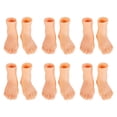thumbnail image 1 of 6 pares de marionetas de dedo interactivas Mini pies pie izquierdo derecho accesorios para contar historias, 1 of 7