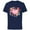 Navy, variant on Disney Princess Pink Heart and Flowers It’s My Birthday - Short Sleeve Cotton T-Shirt for Adults - Customized-Black