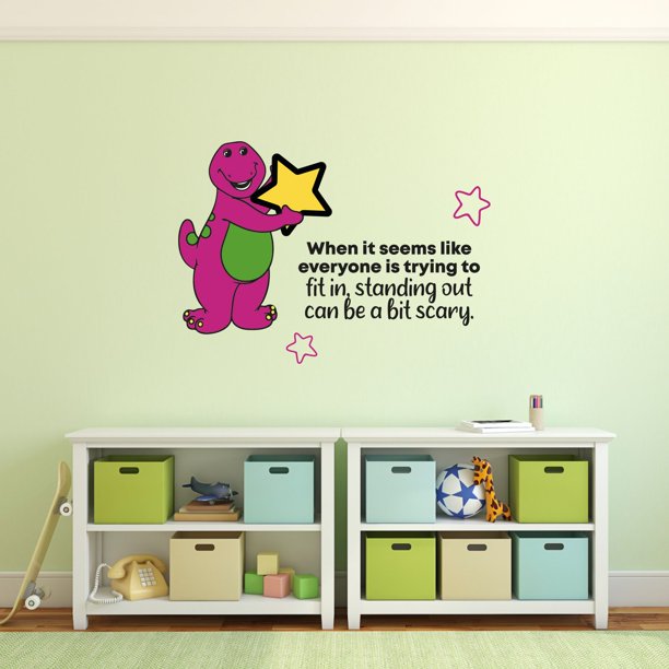 images Barney Room For Everyone scary barney dinosaur life quote cartoon quotes decors wall sticker art design decal for girls boys kids room bedroom nursery kindergarten home decor