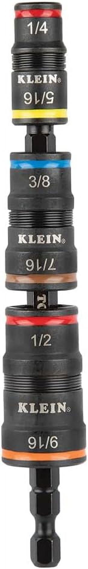 Klein Tools 32933 7-in-1 Impact Flip Socket Set with Bit Holder, 32933M 6-in-1 Impact Flip Socket Set, Magnetic