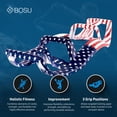 thumbnail image 2 of BOSU Helm Push Up Bar, Portable Upper Body Workout Exercise Equipment, Patriot Collection, 2 of 7