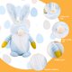 thumbnail image 1 of Conejito de Pascua Gnomo Muñeco de peluche Lindo elfo de primavera Enano Muñeca sin rostro Azul Ndcxsfigh Libre de BPA, 1 of 5
