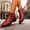 Wine, variant on Women Versatile Plus Size Ankle Boots,Round Toe Buckle Strap,Side Zipper,Low Block Heel,Comfortable Cushioned Insole,Breathable Knit Upper,Casual Daily Wear,Outdoor and Leisure Shoes Black