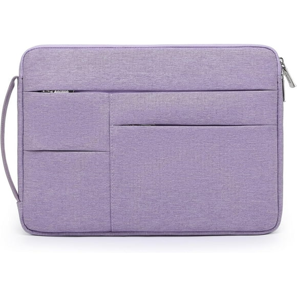 shiyou-15-16 Inch Laptop Sleeve Bag for MacBook Pro 16 M4/M3/M2/M1 2025-2019, 15" Surface Book, Portable NoteBook Case for 15" 15.6" HP Dell Lenovo ThinkBook Asus Acer Samsung HUAWEI, Lilac Purple