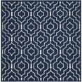 thumbnail image 6 of Safavieh Dhurries Navy / Ivory Geometric Area Rug, 6 of 7