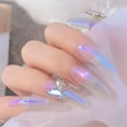 thumbnail image 3 of UDIYO Butterfly Nail Ornament Aurora DIY Faux Crystal 3D Colorful Manicure Decorations for Female, 3 of 7