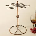 thumbnail image 4 of Cateissary 6 vasos Soporte para copas boca abajo Soporte para copas de vino Encimera Soporte para copas de vino Estante para copas Estante de almacenamiento Utensilios de cocina Cateissary HA022331-00, 4 of 6