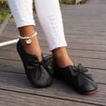 thumbnail image 6 of Willtoo Women's Faux Suede Square Toe Ballet Flats Bowknot Shoes Women Dressy Comfortable Slip-On Loafers Ballerina Flats, 6 of 7