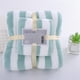 thumbnail image 4 of Juego de toallas de baño de terciopelo para adultos | Toallas de baño y faciales de 2 piezas, suaves y muy absorbentes | Poliéster de secado rápido | Verde, morado, azul, rosa y marrón, 4 of 8