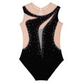 thumbnail image 4 of Sholeno Toddler Girls Sparkly Ballet Dance One Piece Outfit Tank Unitard Tumbling Biketard Gymnastic Leotard Black 8, 4 of 6