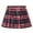 Red, variant on Girls Plaid Pleated School Skirt – Casual Elastic Waist Uniform Skort for Kids 2-12 Years Classic Tartan Check Mini Skirt with Soft Breathable Fabric, Versatile Daily Wear Bottoms