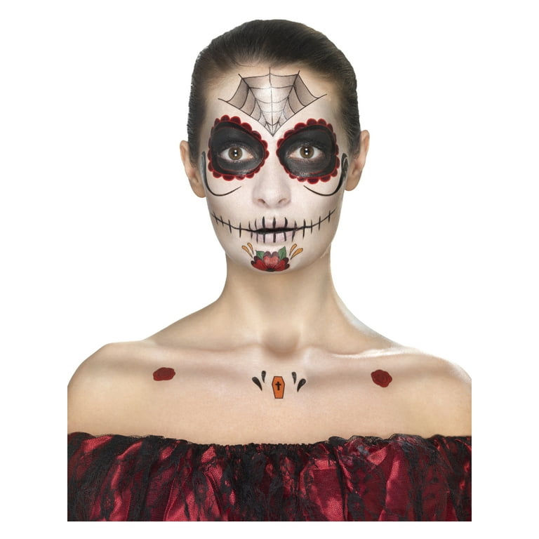 Day Of The Dead Aqua Makeup Kit Make Up Unisex Day Of The Dead Aqua Makeup Kit Make Up Unisex