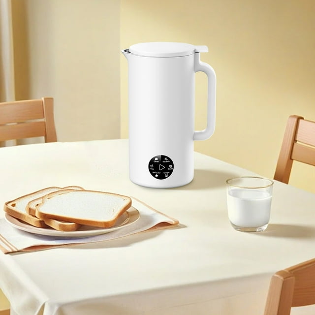 Máquina Eléctrica para Leche de Nueces 350ml | Extractor de Jugos de Acero Inoxidable | Función de Autolimpieza | Motor Potente | Material de Grado Alimenticio | 10 Cuchillas | 110V