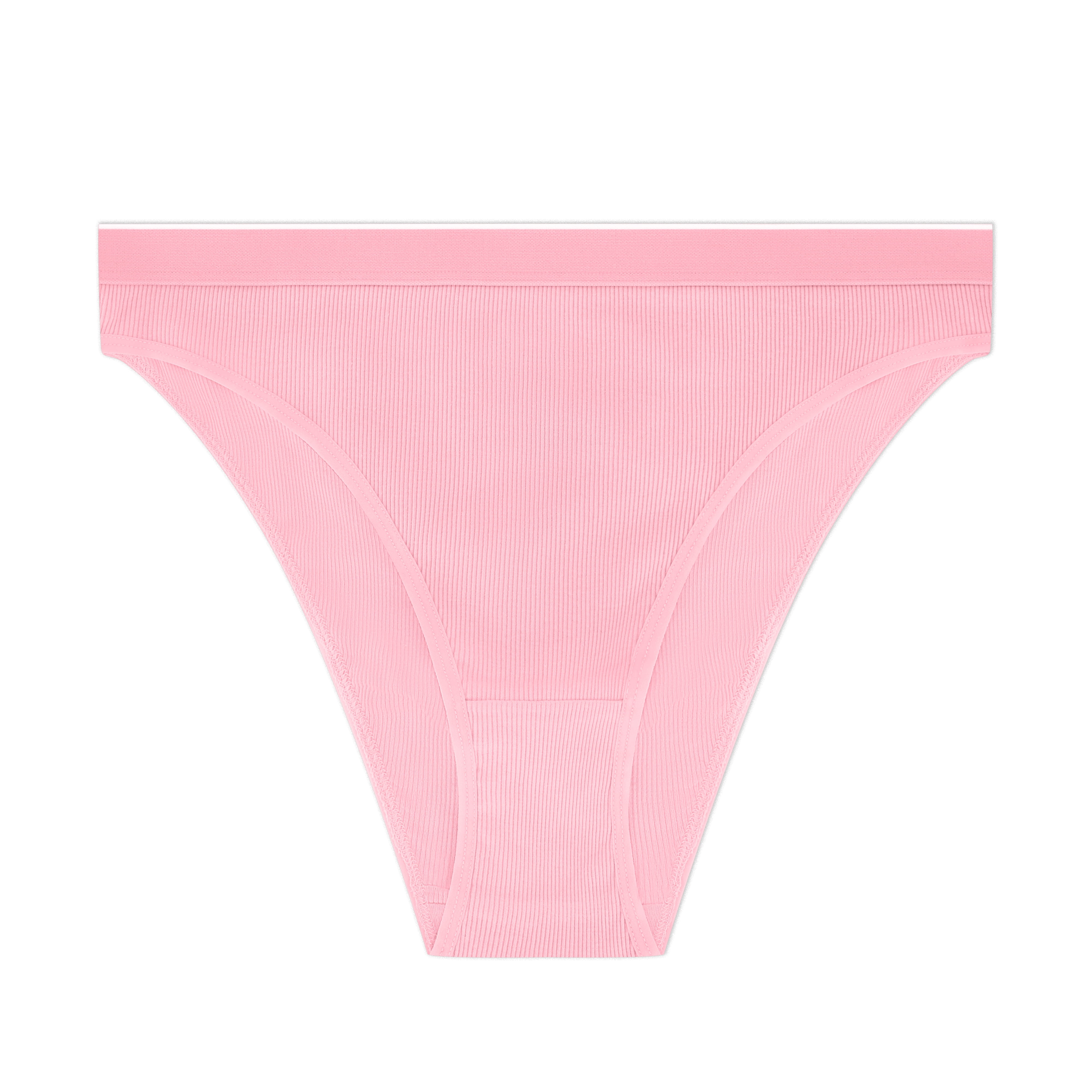 No Boundaries Stretch Ribbed Hi Cut Cheeky Underwear, 5-Pack, Women's XS-XXXL